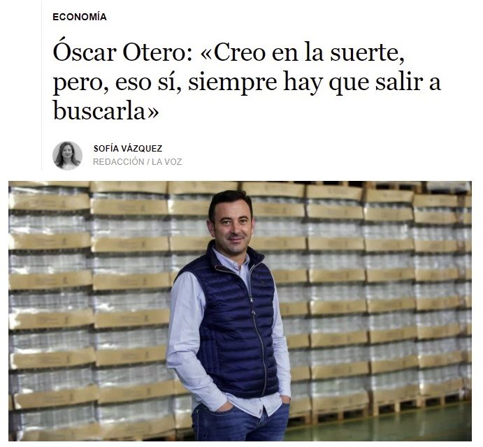 Entrevista a nuestro director general, Óscar Otero, en La Voz de Galicia
